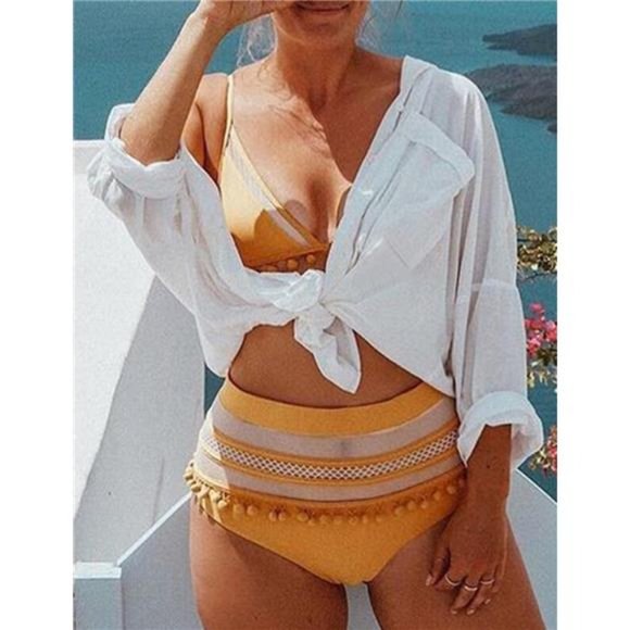 Women Long Sleeve Beach Shirt Tops Swimsuit Cover Up - Picture 3 of 6